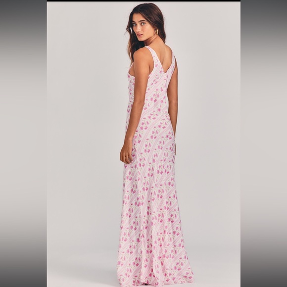 LOVESHACKFANCY ILIANA SLIP MAXI DRESS - Picture 4 of 6